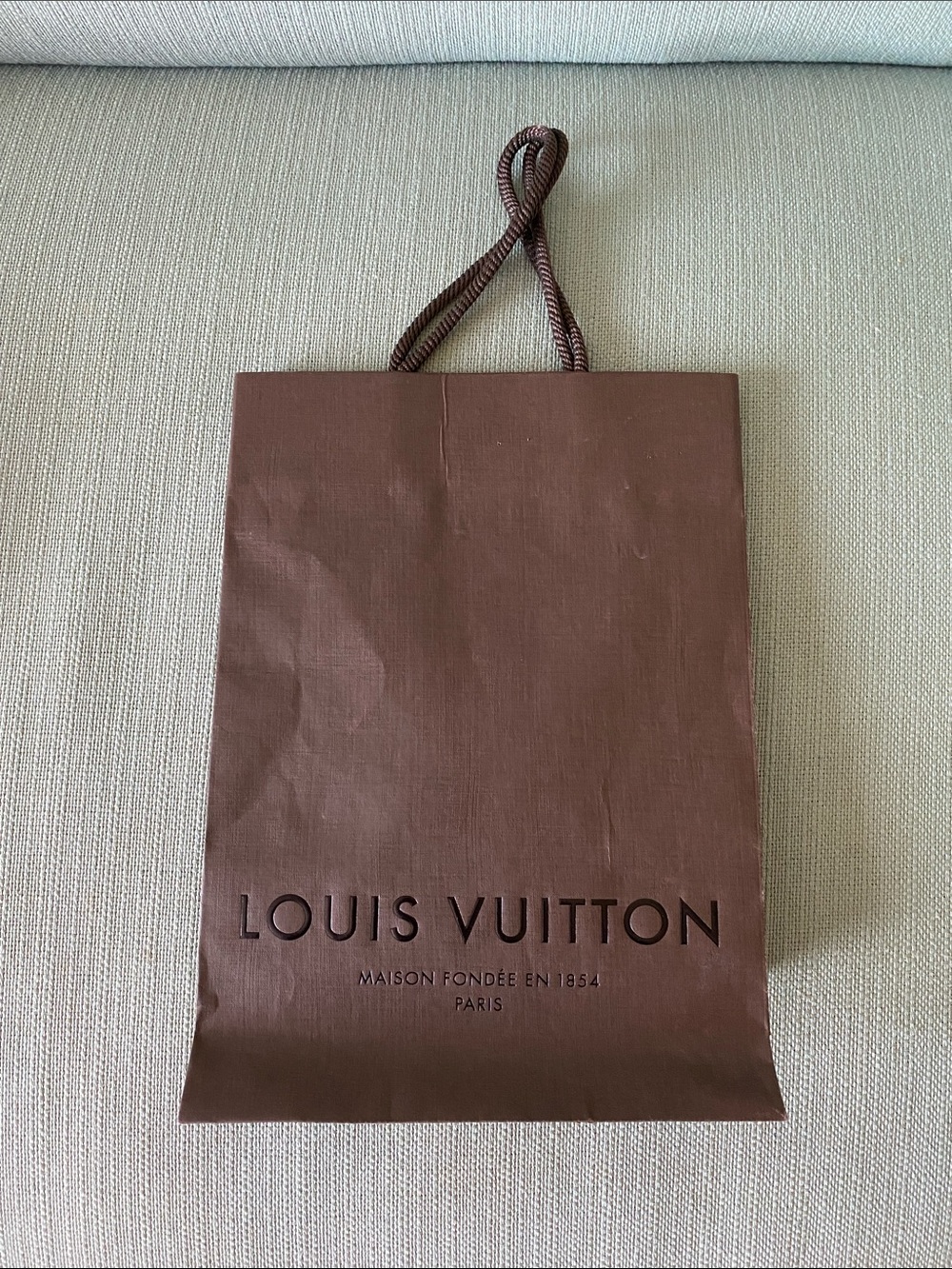 Louis Vuitton Brown Shopping Bag